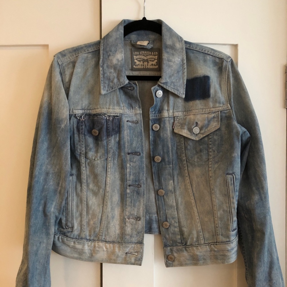 Levi’s Woman Denim Jacket SzM: distressed